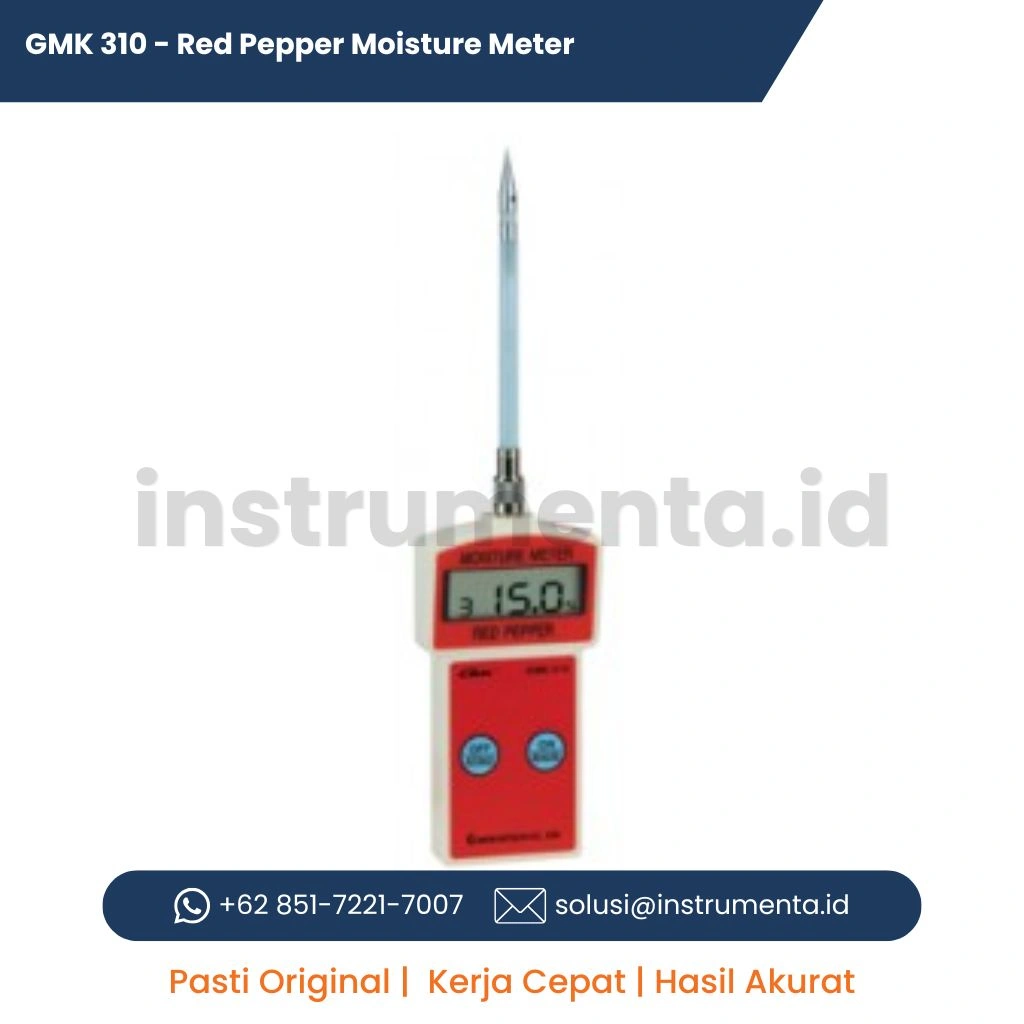 Supplier Red Pepper Moisture Meter G-WON GMK-310 Alat Ukur Kadar Air Cabai dan Produk Pertanian Digital